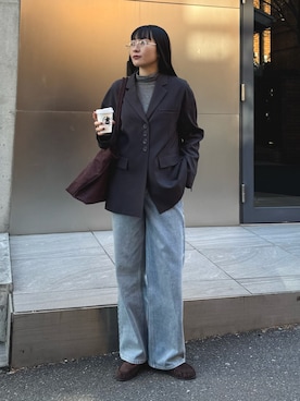 スダサチカさん（レディース・155cm）の冬コーディネート