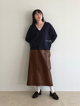 「アイテム（その他シューズ）」を使った、スダサチカさん（レディース・155cm・20代）の冬コーディネート