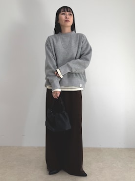 スダサチカさん（レディース・155cm）の冬コーディネート