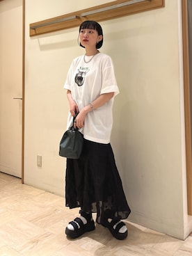 スダサチカさん（レディース・155cm）の夏コーディネート