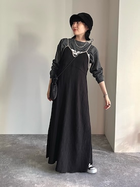 スダサチカさん（レディース・155cm）の夏コーディネート