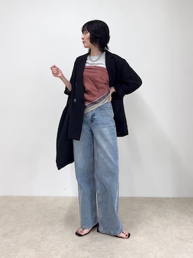 スダサチカさん（レディース・155cm）の春コーディネート