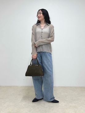 「アイテム（パンツ）」を使った、スダサチカさん（レディース・155cm・20代）の夏コーディネート