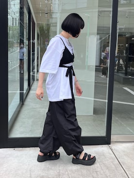 スダサチカさん（レディース・155cm）の夏コーディネート