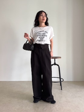 「着回しコーデ」｜スダサチカさん（レディース・155cm）の夏コーディネート