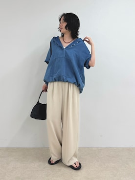 スダサチカさん(レディース・155cm)の夏コーディネート