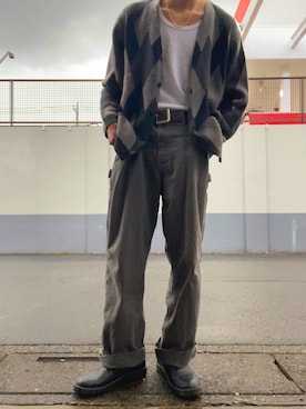 「carhartt」｜「アイテム（ローファー）」を使った、お　く　ださん（メンズ・177cm）の春コーディネート