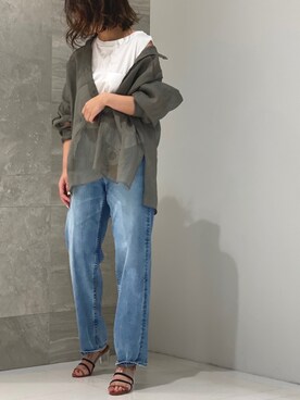 「TSURU（ツル）のアイテム」を使った、natsumi0407【相互さん（レディース・156cm）の春コーディネート