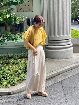 「TSURU（ツル）のアイテム」を使った、natsumi0407【相互さん（レディース・156cm）の春コーディネート