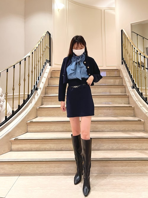 SNIDEL(スナイデル)の「バリエニットミニスカート(スカート)」 - WEAR