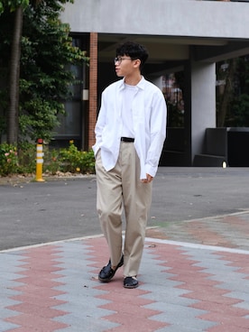 「MAATEE&SONS」｜Kさん（メンズ・174cm）の春コーディネート
