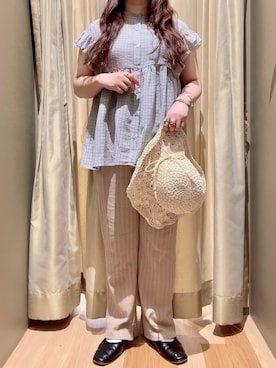 Nishiさん（レディース・159cm）の春コーディネート