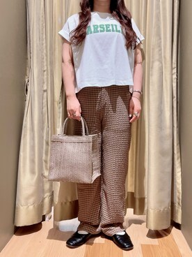 Nishiさん（レディース・159cm）の春コーディネート