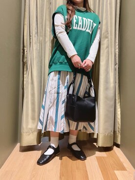 Nishiさん(レディース・159cm)の春コーディネート