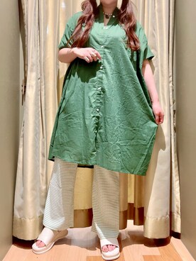 Nishiさん（レディース・159cm）の春コーディネート