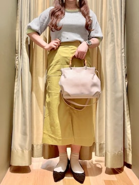 Nishiさん(レディース・159cm)の春コーディネート