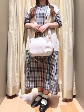 Nishiさん（レディース・159cm）の春コーディネート