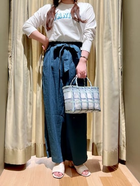 Nishiさん(レディース・159cm)の春コーディネート