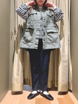 Nishiさん（レディース・159cm）の春コーディネート