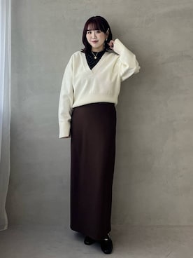 「冬コーデ」｜maika10008さん（レディース・158cm）の冬コーディネート