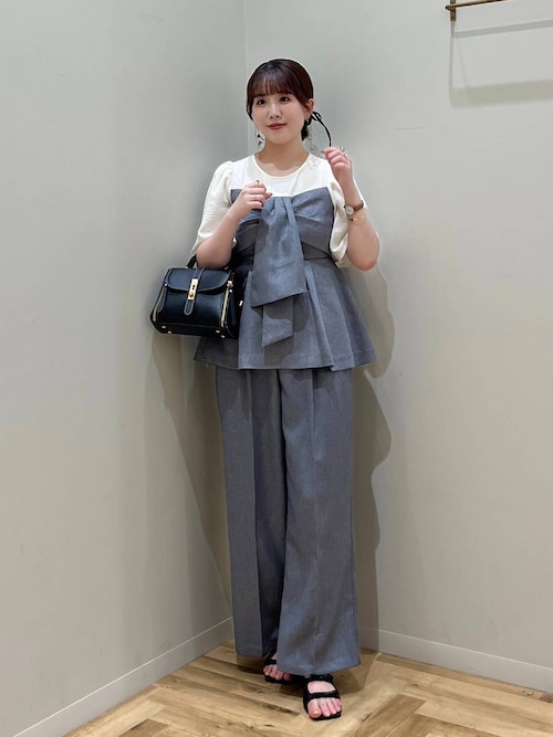 専用2点新品タグ付き mysty woman ツイードビスチェ&スカートセット ツイードビスチェ&スカートセット | [公式]ミスティウーマン