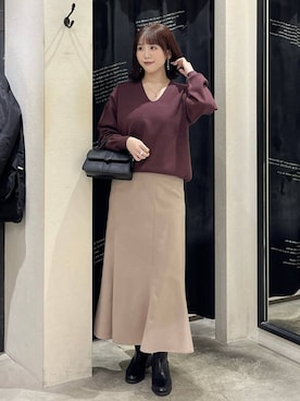 「mysty woman（ミスティウーマン）のアイテム」を使った、maika10008さん（レディース・158cm）の秋コーディネート