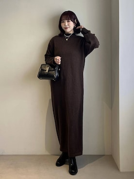 maika10008さん（レディース・158cm）の冬コーディネート