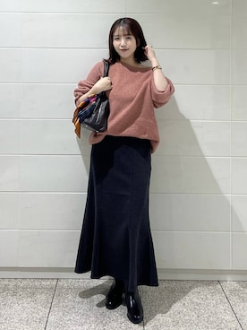 「アイテム（その他ヘアアクセサリー）」を使った、maika10008さん（レディース・158cm）の秋コーディネート