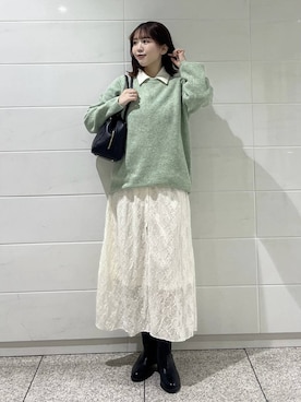 「mysty woman（ミスティウーマン）のアイテム」を使った、maika10008さん（レディース・158cm）の秋コーディネート