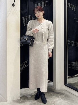 「アイテム（ワンピース）」を使った、maika10008さん（レディース・158cm・20代）の冬コーディネート