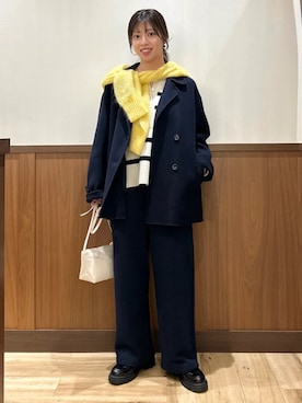 福西さん（レディース・160cm）の冬コーディネート