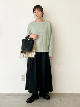 福西さん(レディース・160cm)の冬コーディネート