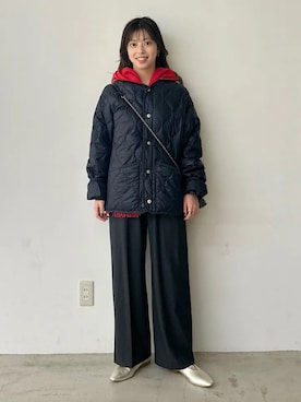 福西さん(レディース・160cm)の冬コーディネート