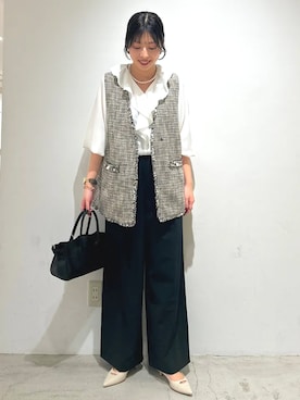 福西さん（レディース・160cm）の冬コーディネート