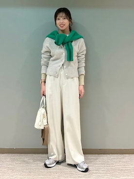 福西さん（レディース・160cm）の冬コーディネート