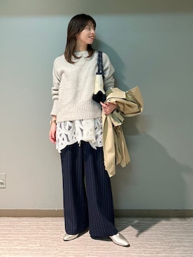 福西さん（レディース・160cm）の春コーディネート