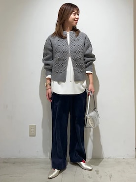 「ボレロ」｜福西さん（レディース・160cm）の冬コーディネート