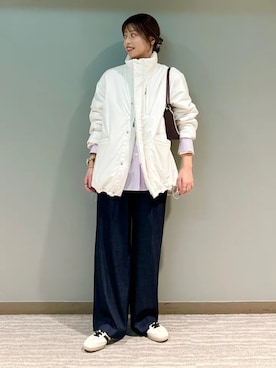 福西さん（レディース・160cm）の冬コーディネート