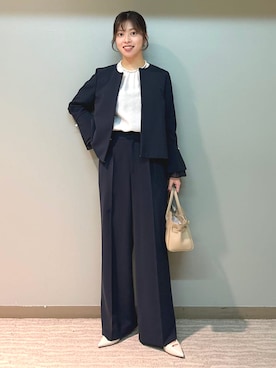 福西さん（レディース・160cm）の春コーディネート