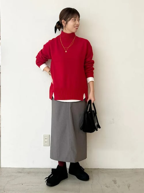 SHIPS（シップス） スカート 「洗濯機可能」マルチ ファンクション