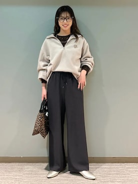 福西さん（レディース・160cm）の冬コーディネート