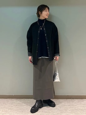 福西さん（レディース・160cm）の冬コーディネート