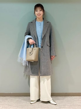 「SHIPS（シップス）のアイテム」を使った、福西さん（レディース・160cm）の秋コーディネート