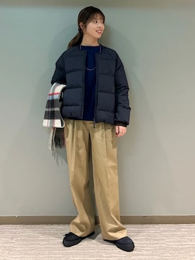 福西さん（レディース・160cm）の冬コーディネート