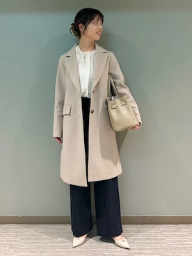 福西さん（レディース・160cm）の冬コーディネート