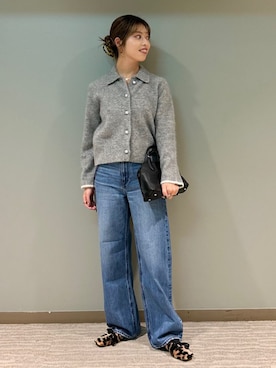 「upperhights（アッパーハイツ）のアイテム」を使った、福西さん（レディース・160cm）の秋コーディネート