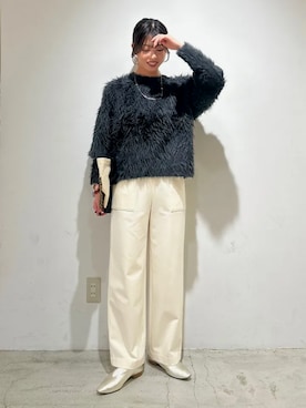 福西さん（レディース・160cm）の冬コーディネート