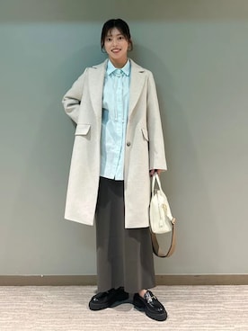 福西さん（レディース・160cm）の冬コーディネート