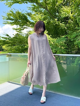 「NOLLEY'S LIGHT（ノーリーズライト）のアイテム」を使った、ZAWAさん（骨格ウェーブ・レディース・167cm）の夏コーディネート