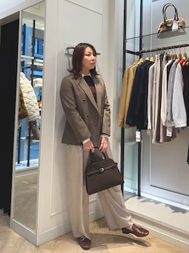 「体型カバー」｜ZAWAさん（レディース・167cm）の秋コーディネート